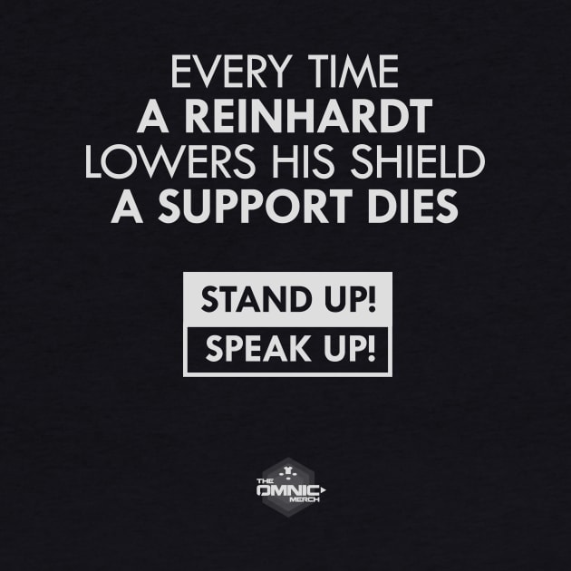 Stand up  - Reinhardt - Dark by omnicpost